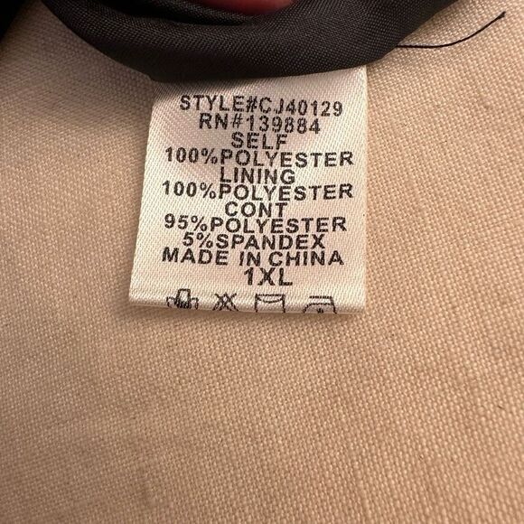 NWT Mistress Rocks "Fire Up" Denim Badge Jacket Black Large - Picture 4 of 6